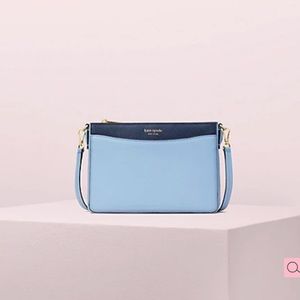 KATE SPADE NEW YORK ✨ MARGAUX Medium Convertible Crossbody ✨ Two Tone 💙 NWOT
